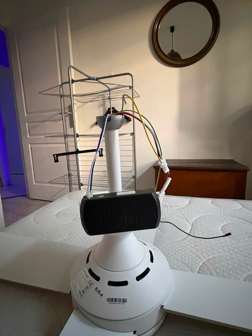 Vérification du branchement du ventilateur