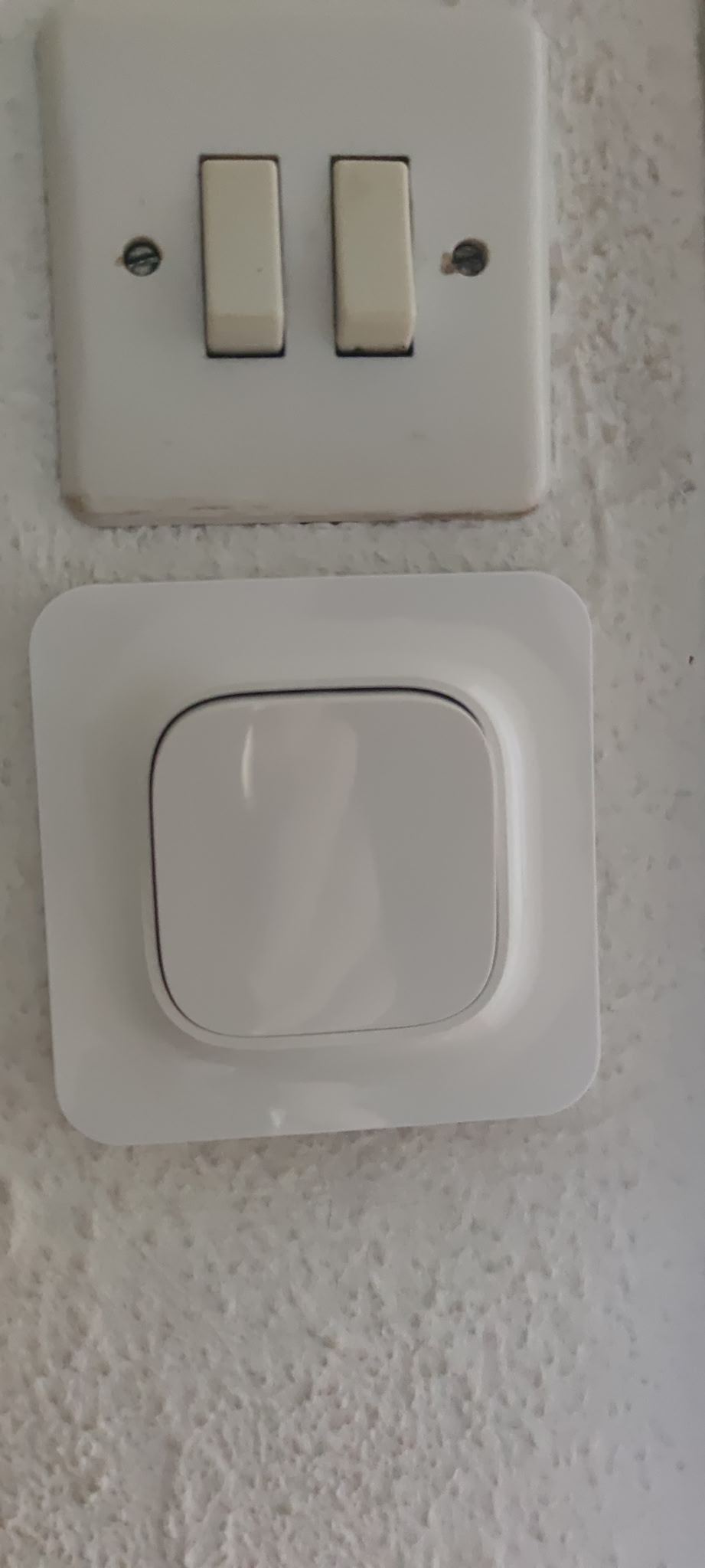 Nouvel interrupteur installé
